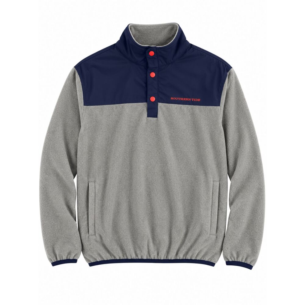 Southern Tide Men’s Quarter Snap Fleece Pullover – Size Medium